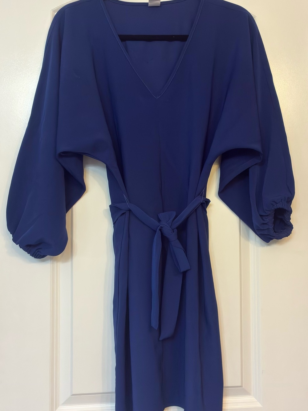 New York Royal Blue Shift Top with Pink Logo Tag